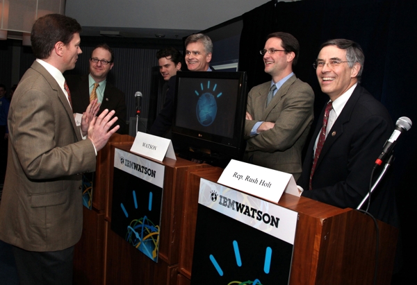 Rush Holt y IBM Watson